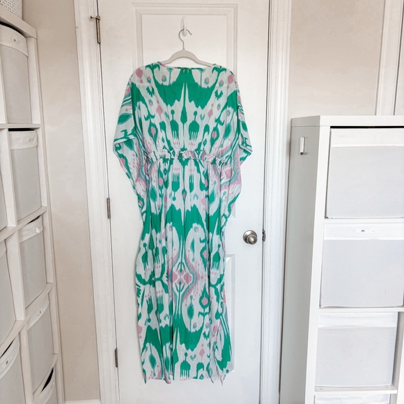 Sheridan French Christy Caftan Maxi Dress Tie Dye - Picture 5 of 6